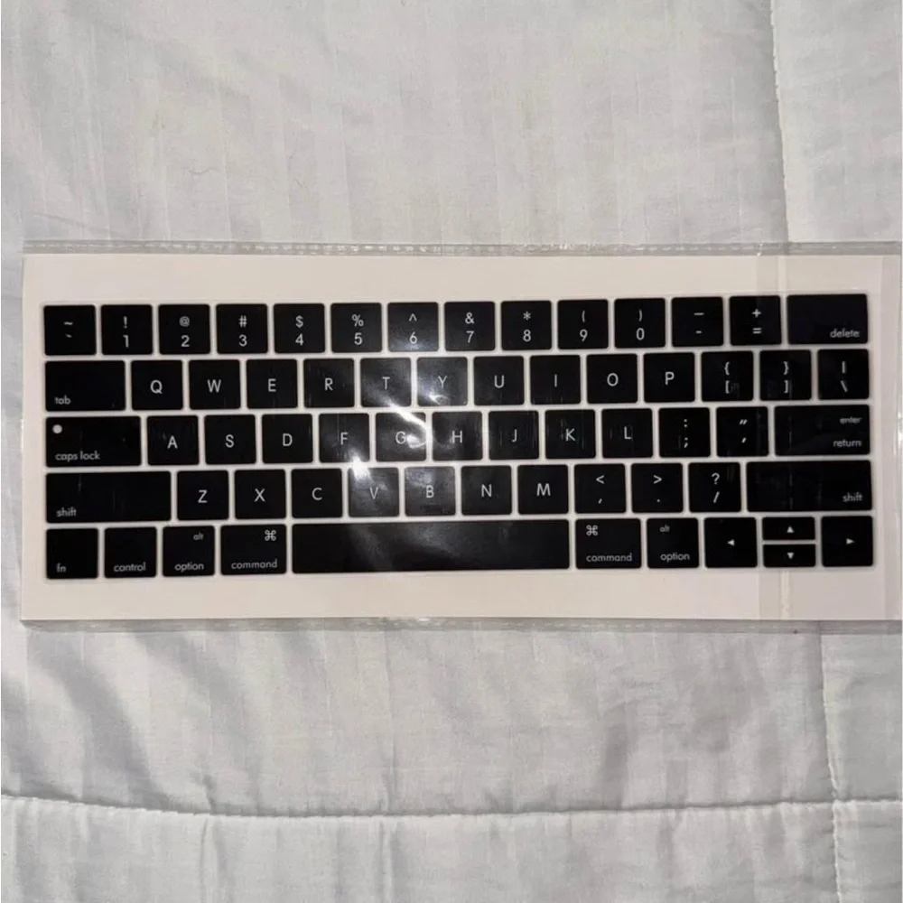 Black Marble Laptop Case with Keyboard Cover